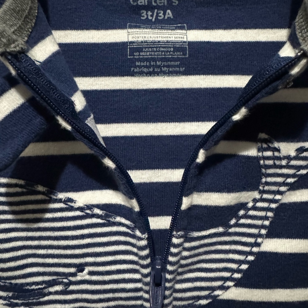 Set of 4 Kids' Patterned footless bodysuits. - Picture 7 of 9